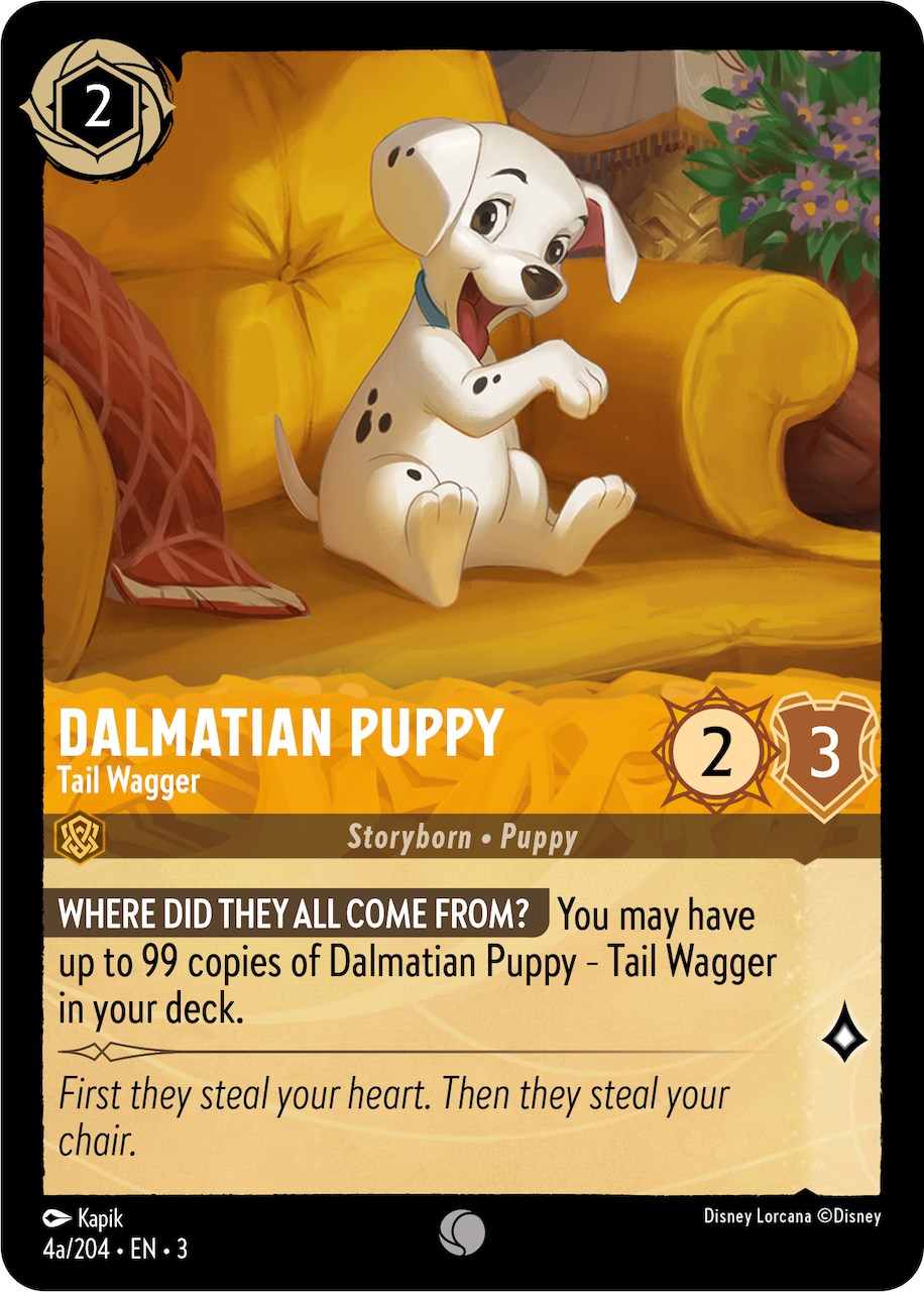 Dalmatian Puppy - Tail Wagger (4a) (4a/204) [Into the Inklands] | Odin's Place