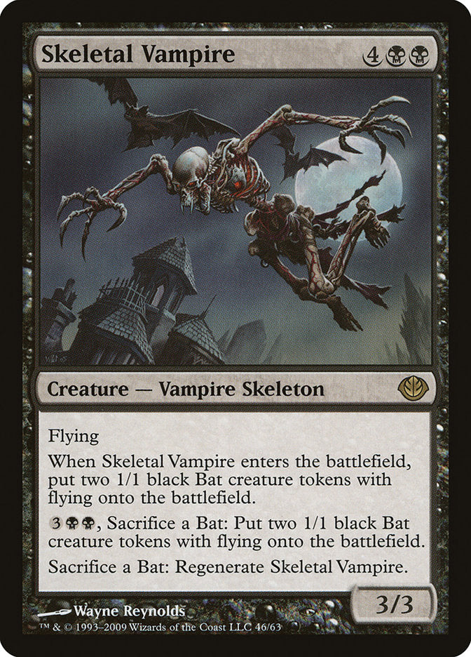 Skeletal Vampire [Duel Decks: Garruk vs. Liliana] | Dragon's Lair Comics and Fantasy Houston TX