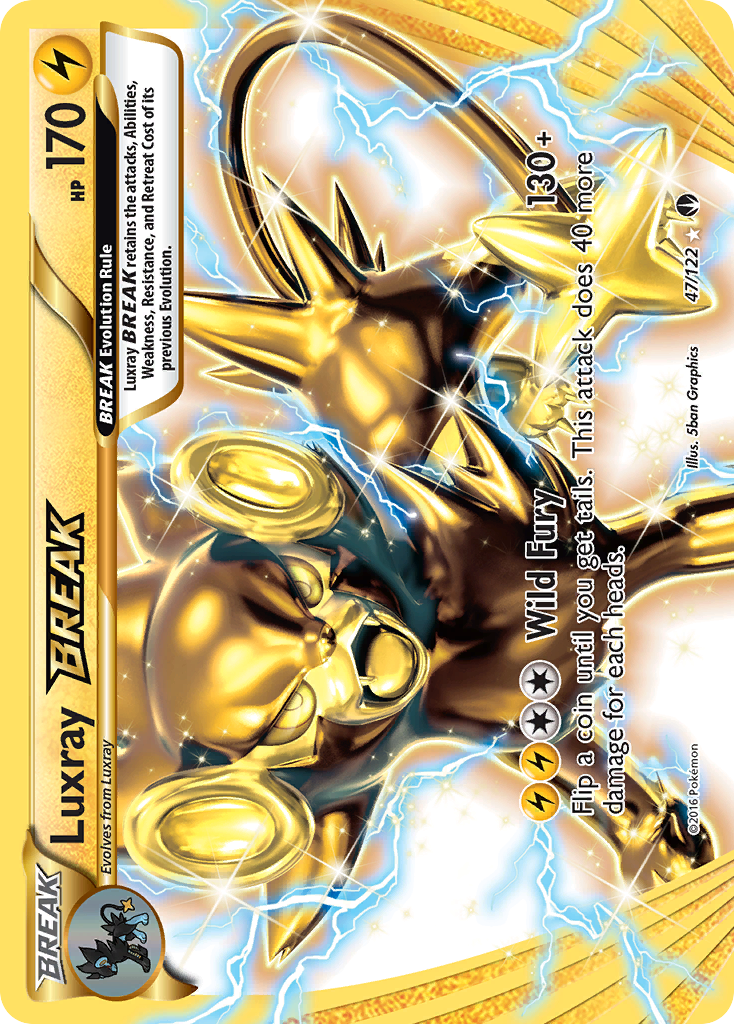 Luxray BREAK (47/122) [XY: BREAKpoint] | Dragon's Lair Comics and Fantasy Houston TX