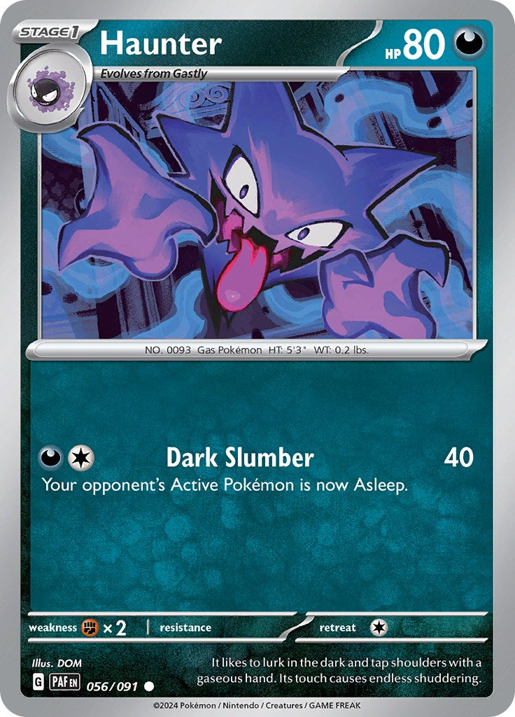 Haunter (056/091) [Scarlet & Violet: Paldean Fates] | Dragon's Lair Comics and Fantasy Houston TX