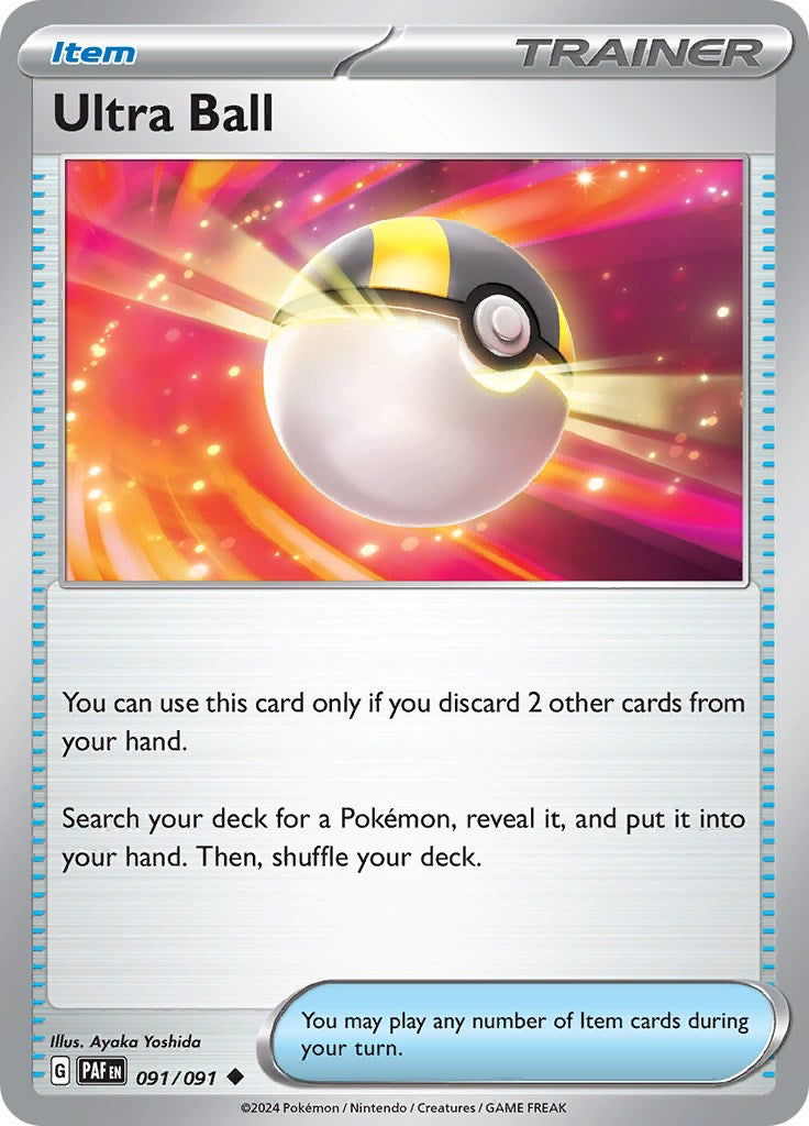 Ultra Ball (091/091) [Scarlet & Violet: Paldean Fates] | Dragon's Lair Comics and Fantasy Houston TX