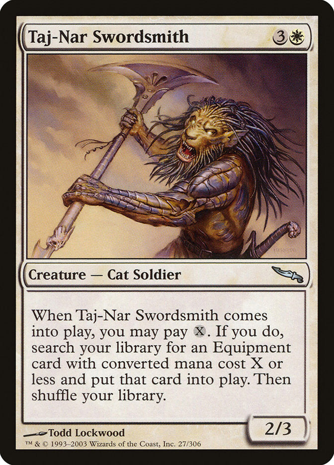 Taj-Nar Swordsmith [Mirrodin] | Dragon's Lair Comics and Fantasy Houston TX