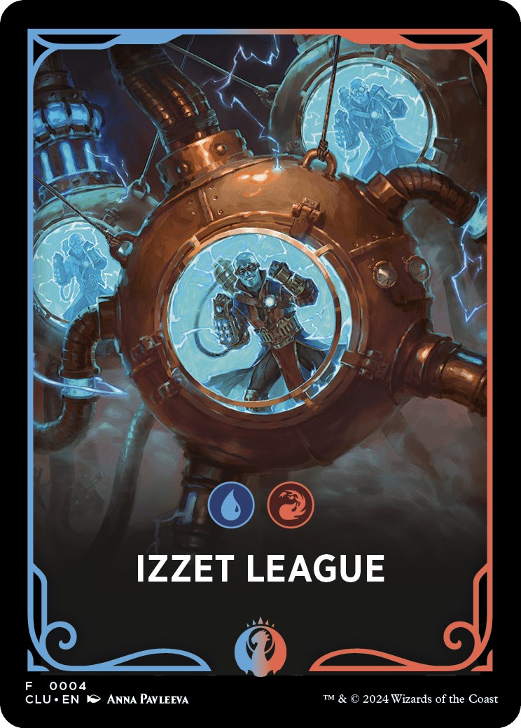 Izzet League Theme Card [Ravnica: Clue Edition Tokens] | Dragon's Lair Comics and Fantasy Houston TX
