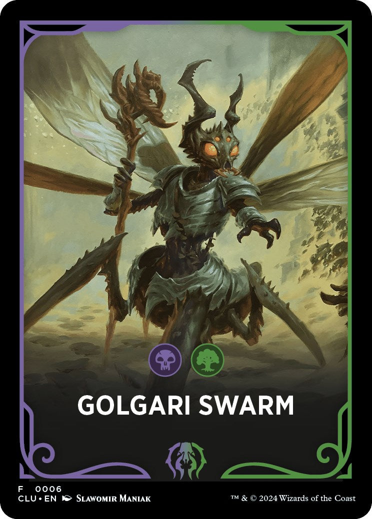 Golgari Swarm Theme Card [Ravnica: Clue Edition Tokens] | Dragon's Lair Comics and Fantasy Houston TX