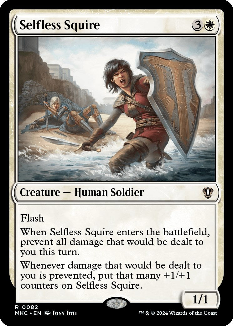 Selfless Squire [Murders at Karlov Manor Commander] | Dragon's Lair Comics and Fantasy Houston TX