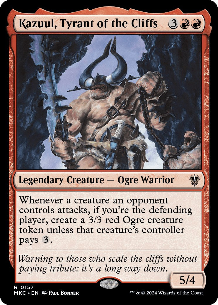 Kazuul, Tyrant of the Cliffs [Murders at Karlov Manor Commander] | Dragon's Lair Comics and Fantasy Houston TX