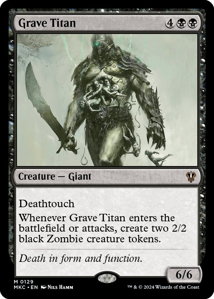 Grave Titan [Murders at Karlov Manor Commander] | Dragon's Lair Comics and Fantasy Houston TX