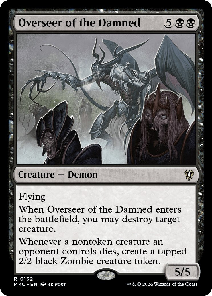 Overseer of the Damned [Murders at Karlov Manor Commander] | Dragon's Lair Comics and Fantasy Houston TX