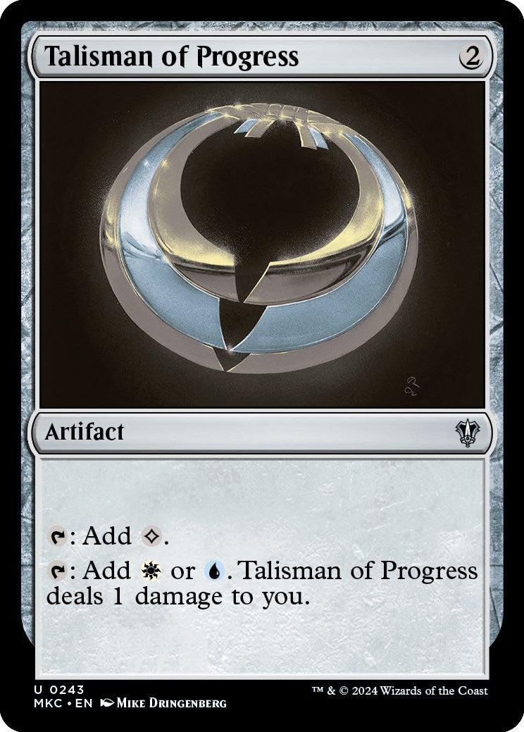 Talisman of Progress [Murders at Karlov Manor Commander] | Dragon's Lair Comics and Fantasy Houston TX