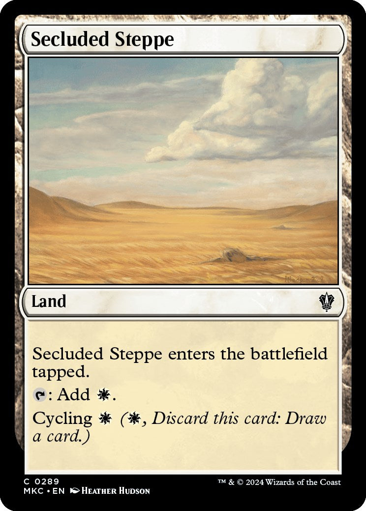 Secluded Steppe [Murders at Karlov Manor Commander] | Dragon's Lair Comics and Fantasy Houston TX