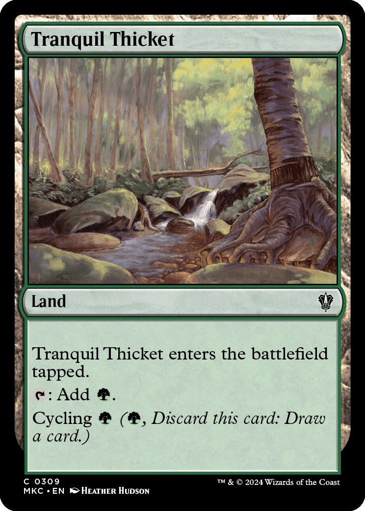 Tranquil Thicket [Murders at Karlov Manor Commander] | Dragon's Lair Comics and Fantasy Houston TX