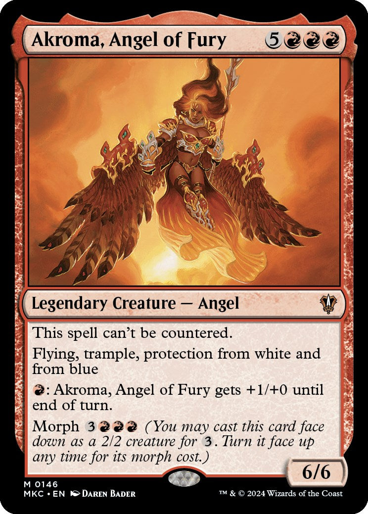 Akroma, Angel of Fury [Murders at Karlov Manor Commander] | Dragon's Lair Comics and Fantasy Houston TX