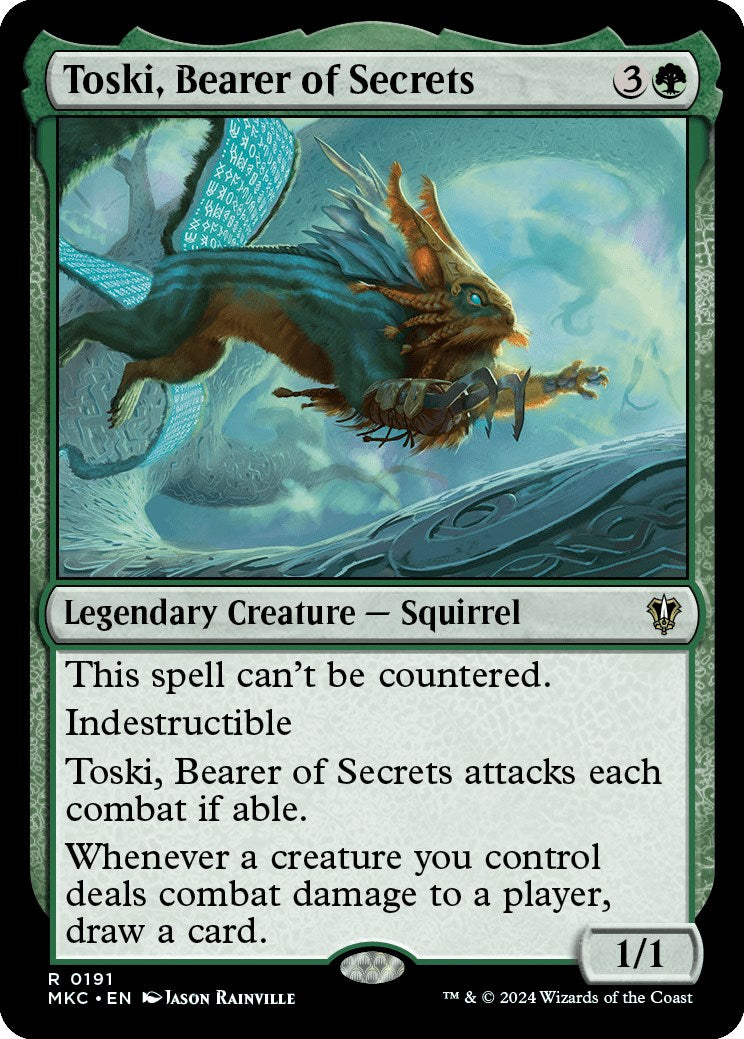 Toski, Bearer of Secrets [Murders at Karlov Manor Commander] | Dragon's Lair Comics and Fantasy Houston TX