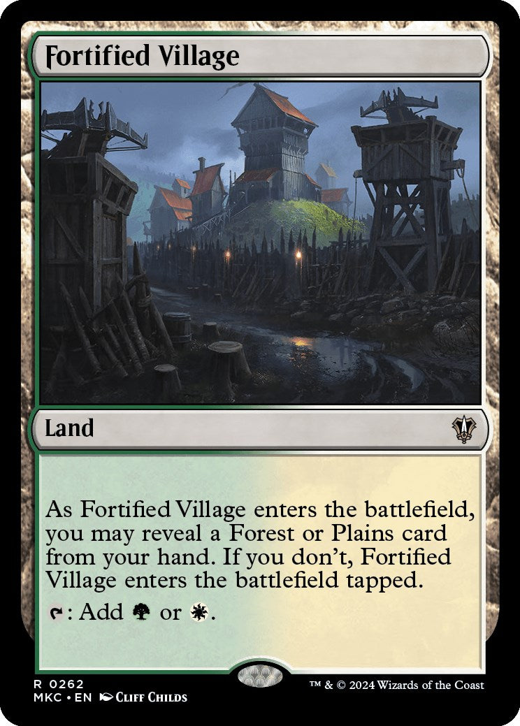 Fortified Village [Murders at Karlov Manor Commander] | Dragon's Lair Comics and Fantasy Houston TX