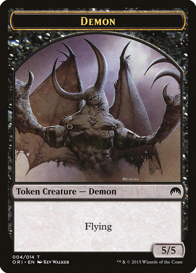 Demon Token [Magic Origins Tokens] | Dragon's Lair Comics and Fantasy Houston TX
