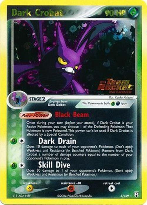 Dark Crobat (3/109) (Stamped) [EX: Team Rocket Returns] | Dragon's Lair Comics and Fantasy Houston TX