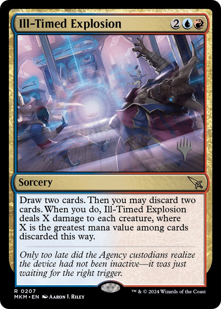 Ill-Timed Explosion (Promo Pack) [Murders at Karlov Manor Promos] | Dragon's Lair Comics and Fantasy Houston TX