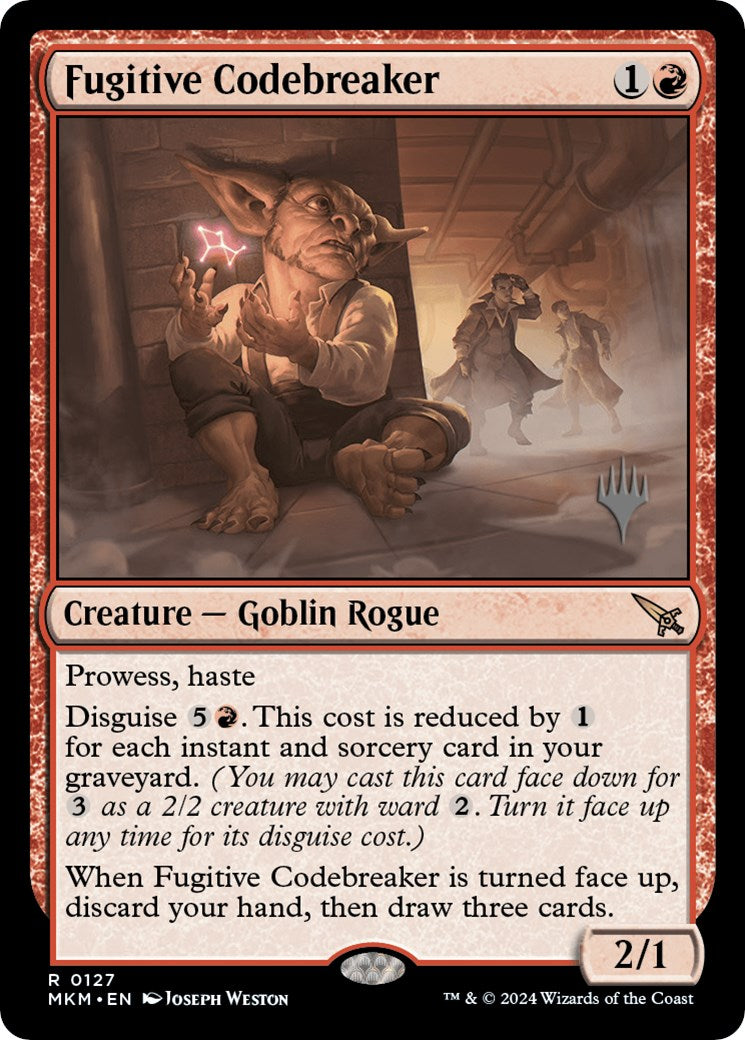 Fugitive Codebreaker (Promo Pack) [Murders at Karlov Manor Promos] | Dragon's Lair Comics and Fantasy Houston TX