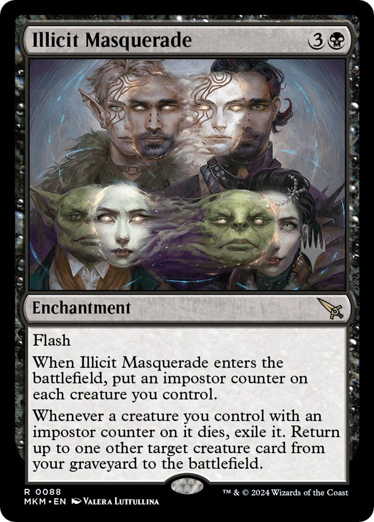 Illicit Masquerade (Promo Pack) [Murders at Karlov Manor Promos] | Dragon's Lair Comics and Fantasy Houston TX