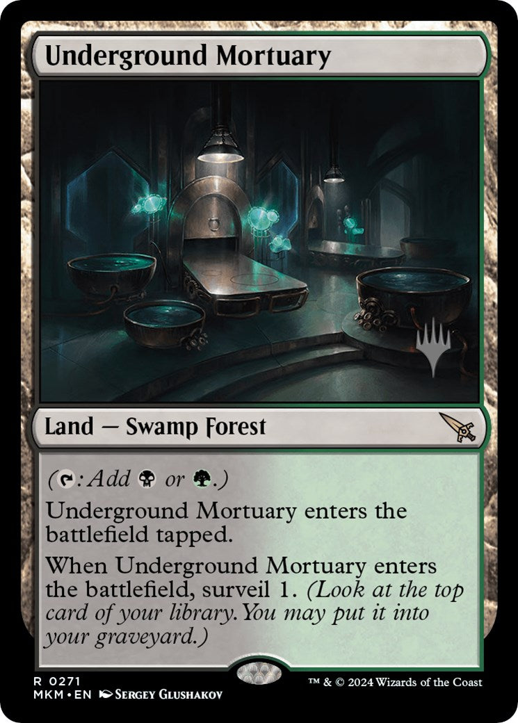 Underground Mortuary (Promo Pack) [Murders at Karlov Manor Promos] | Dragon's Lair Comics and Fantasy Houston TX