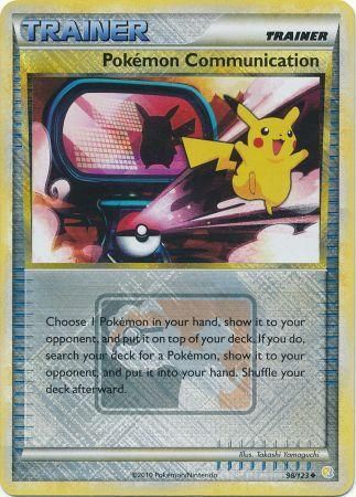 Pokemon Communication (98/123) (League Promo) [HeartGold & SoulSilver: Base Set] | Dragon's Lair Comics and Fantasy Houston TX