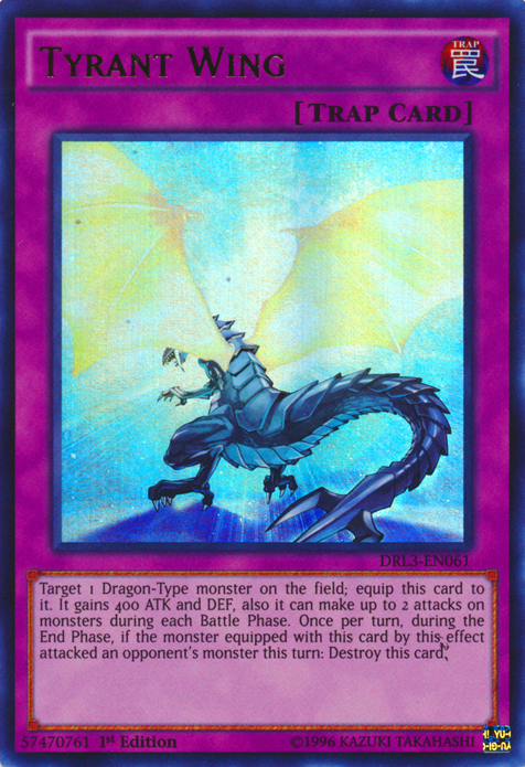 Tyrant Wing [DRL3-EN061] Ultra Rare | Dragon's Lair Comics and Fantasy Houston TX