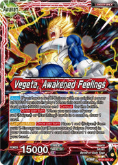 Vegeta // Vegeta, Awakened Feelings (BT24-001) [Beyond Generations] | Dragon's Lair Comics and Fantasy Houston TX