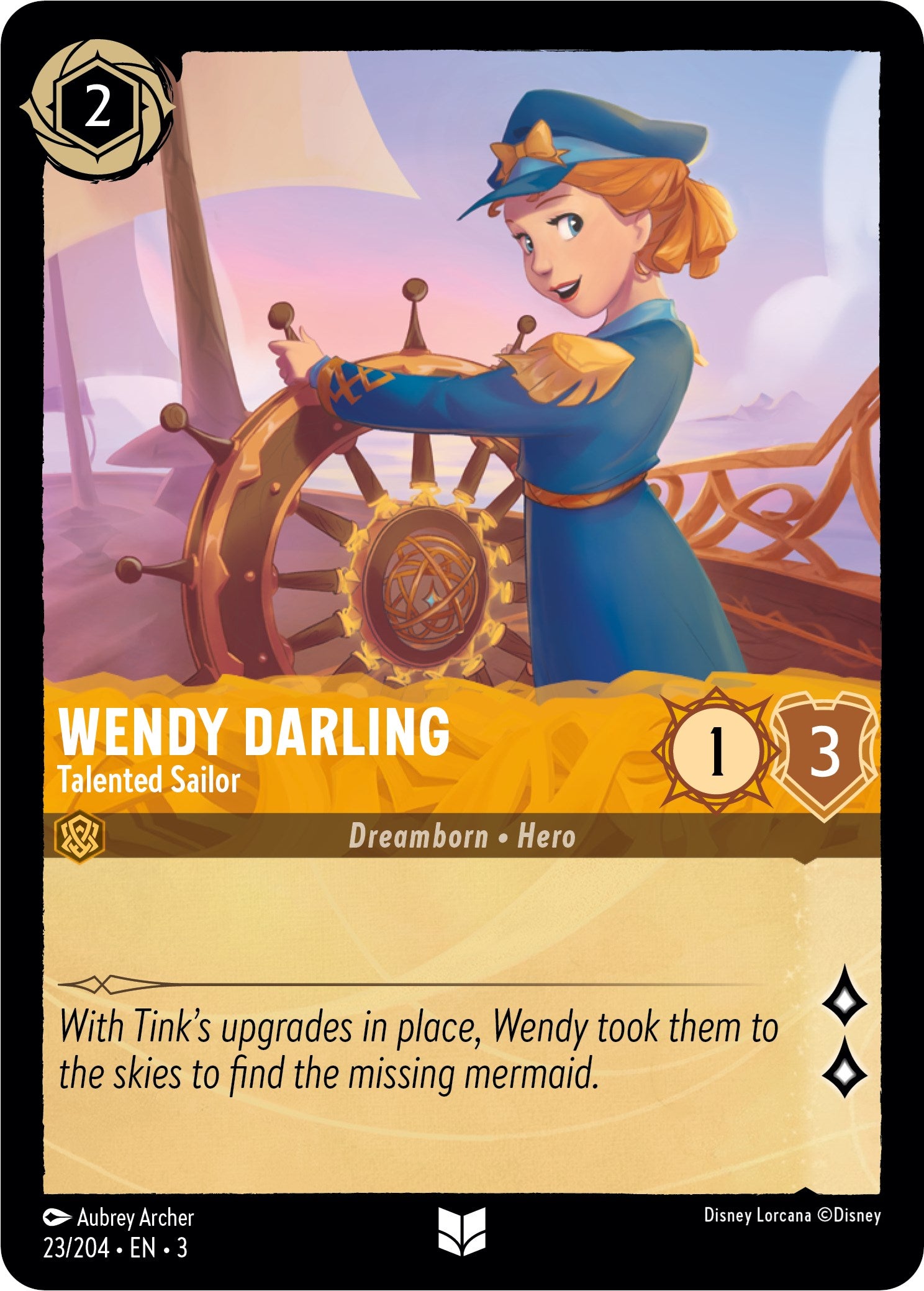 Wendy Darling - Talented Sailor (23/204) [Into the Inklands] | Odin's Place