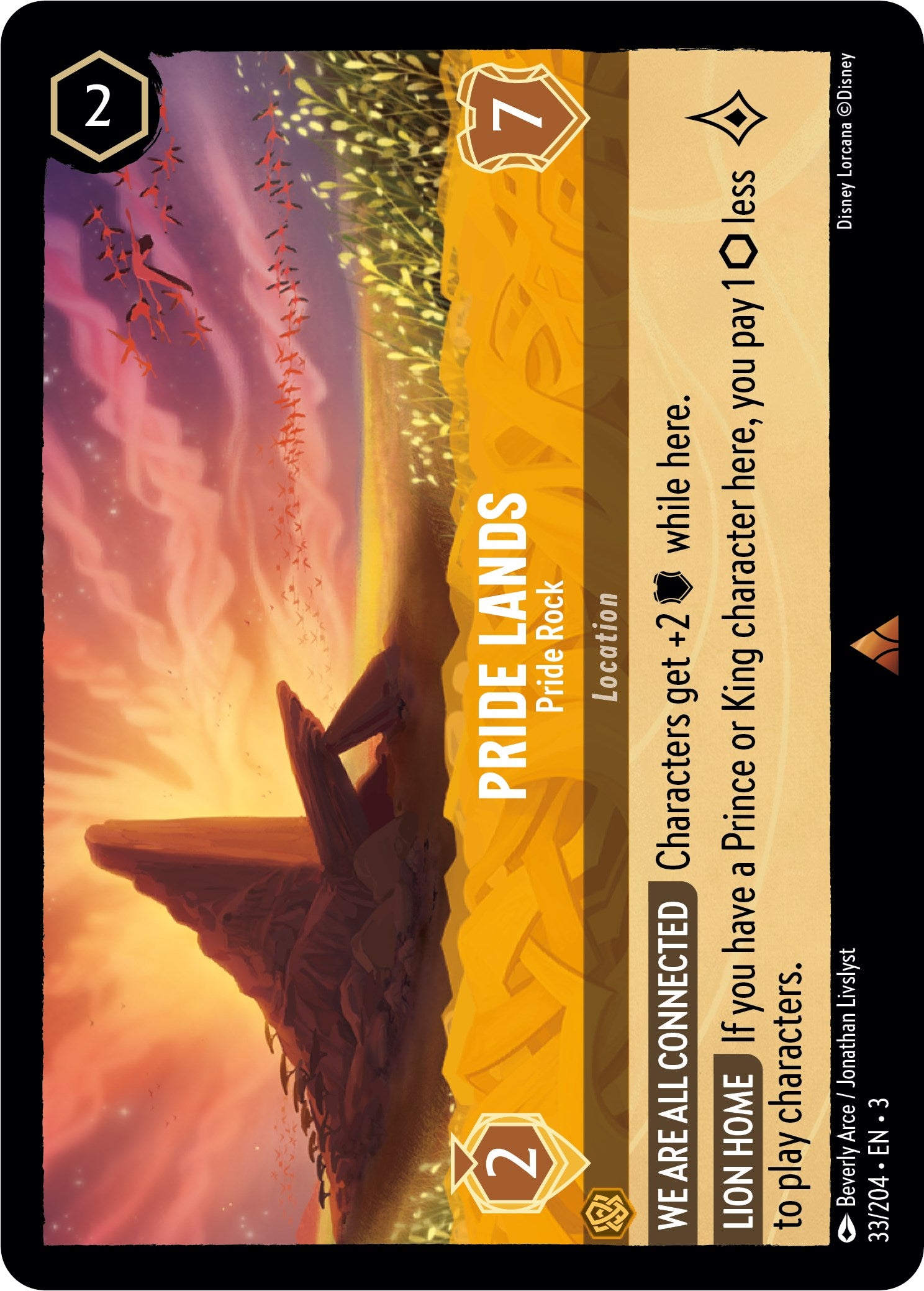 Pride Lands - Pride Rock (33/204) [Into the Inklands] | Odin's Place