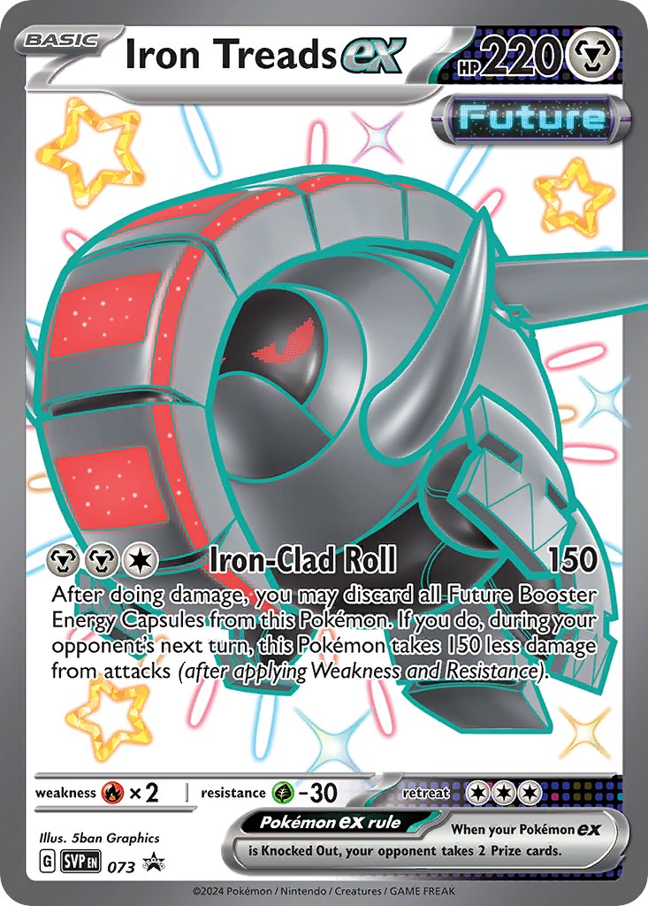 Iron Treads ex (073) [Scarlet & Violet: Black Star Promos] | Dragon's Lair Comics and Fantasy Houston TX