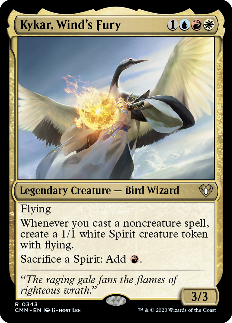 Kykar, Wind's Fury [Commander Masters] | Dragon's Lair Comics and Fantasy Houston TX