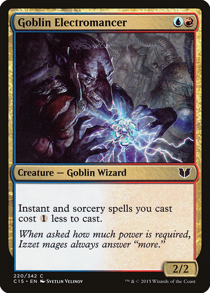 Goblin Electromancer [Commander 2015] | Dragon's Lair Comics and Fantasy Houston TX