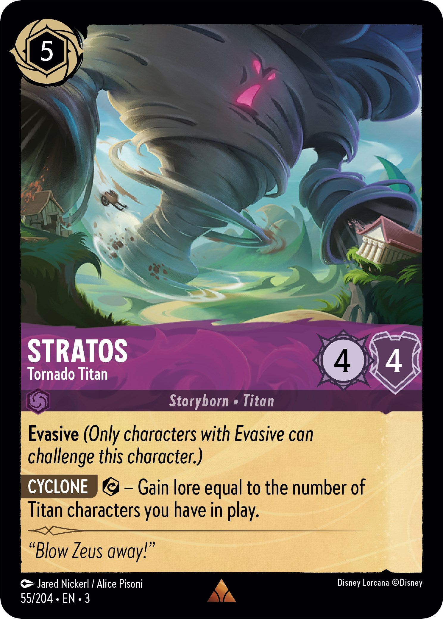 Stratos - Tornado Titan (55//204) [Into the Inklands] | Odin's Place