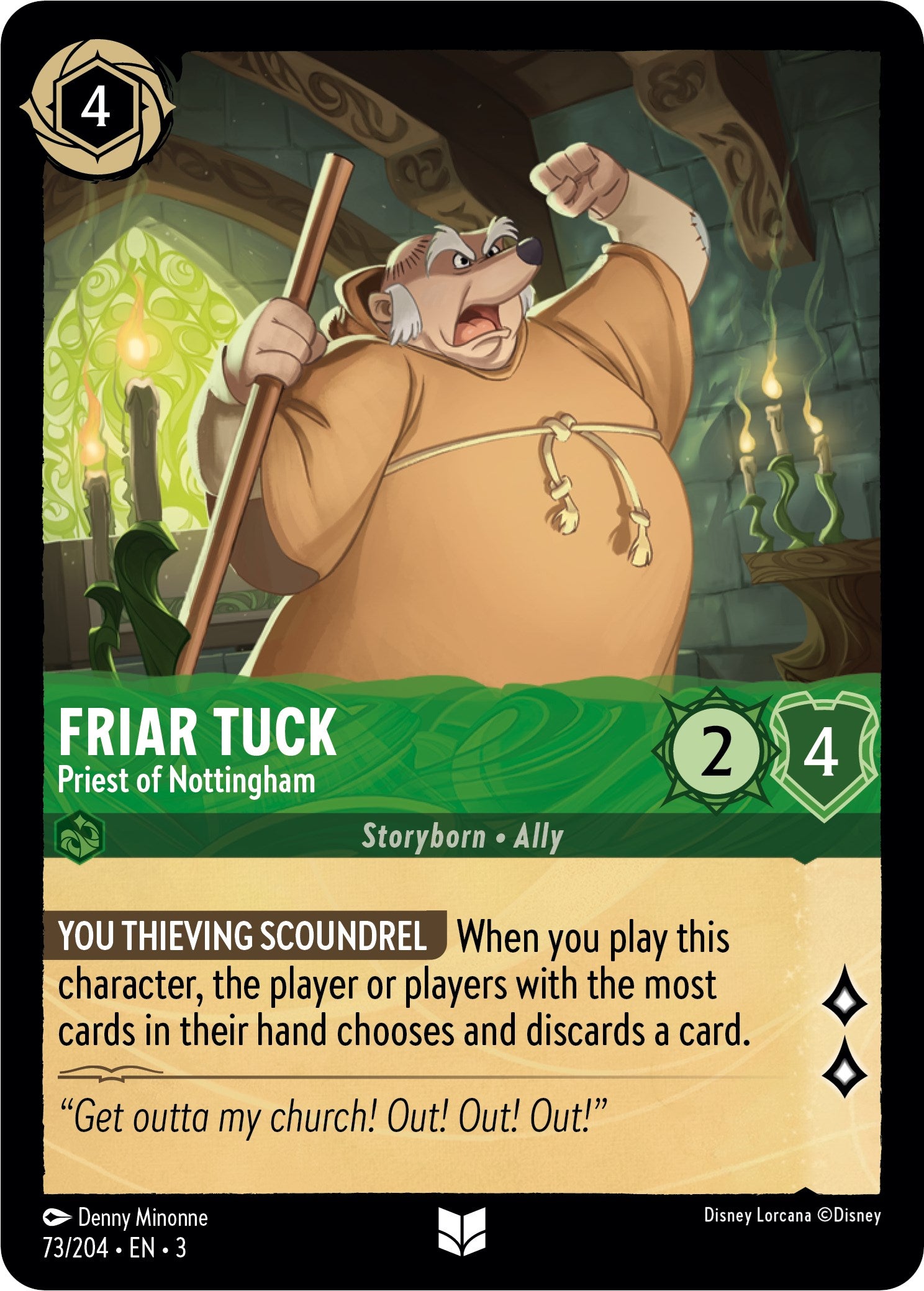 Friar Tuck - Priest of Nottingham (73/204) [Into the Inklands] | Odin's Place