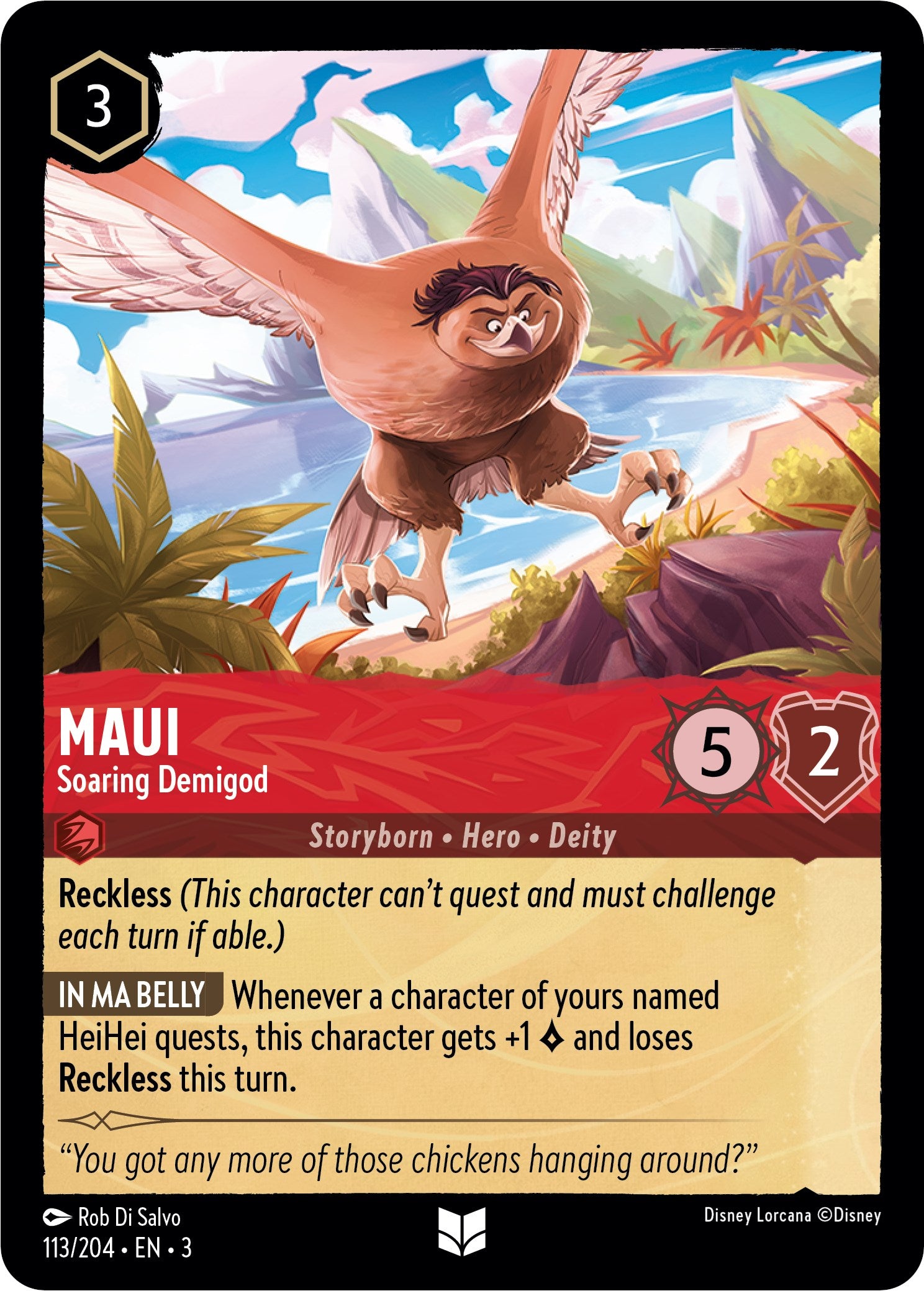 Maui - Soaring Demigod (113//204) [Into the Inklands] | Odin's Place