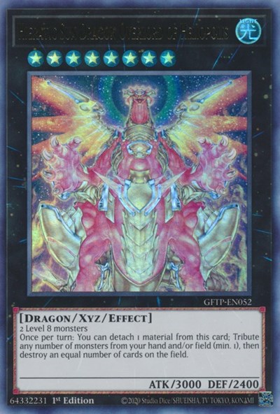 Hieratic Sun Dragon Overlord of Heliopolis [GFTP-EN052] Ultra Rare | Dragon's Lair Comics and Fantasy Houston TX