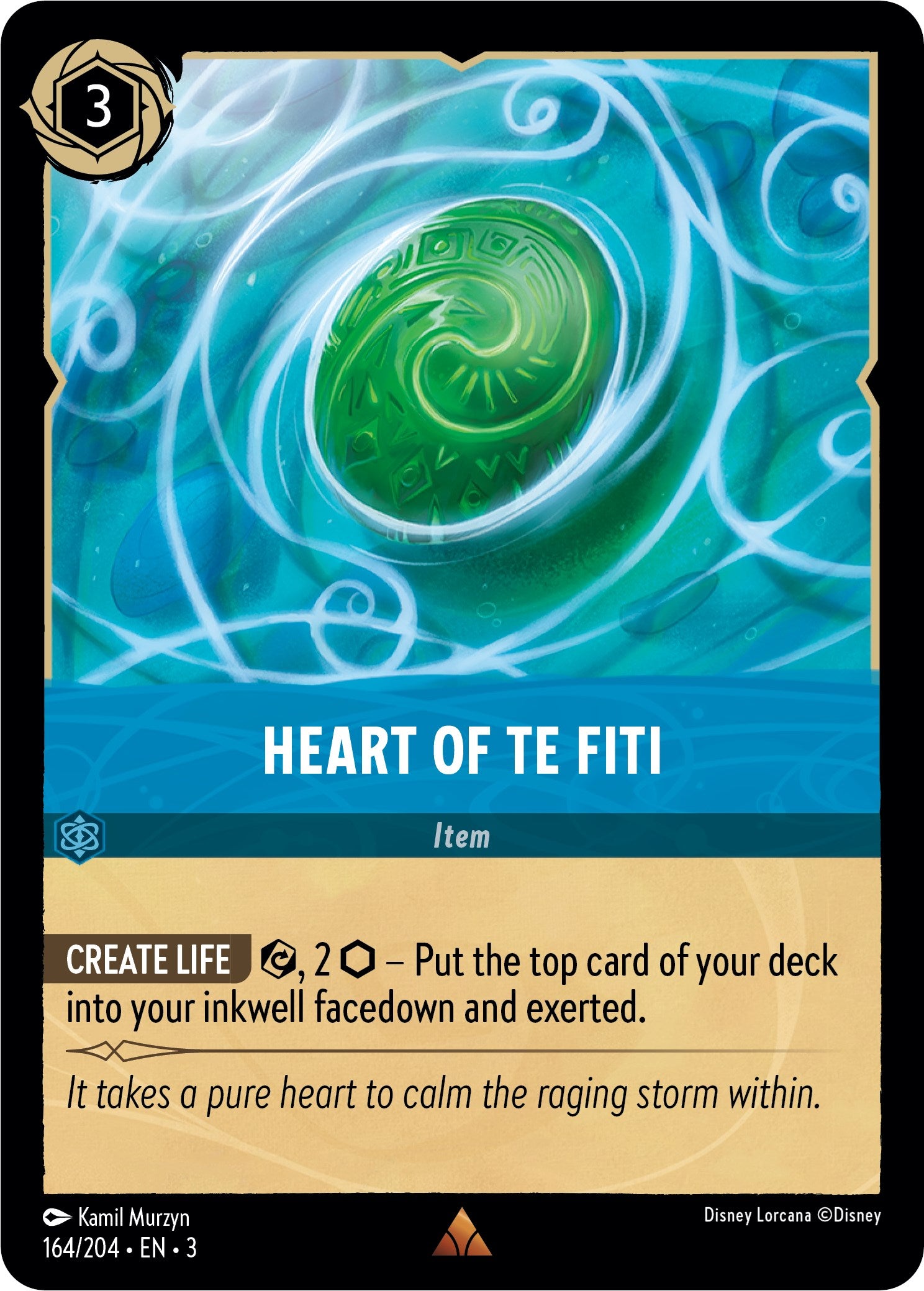 Heart of Te Fiti (164//204) [Into the Inklands] | Odin's Place