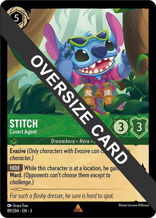 Stitch - Covert Agent (Oversized) (89//204) [Into the Inklands] | Odin's Place
