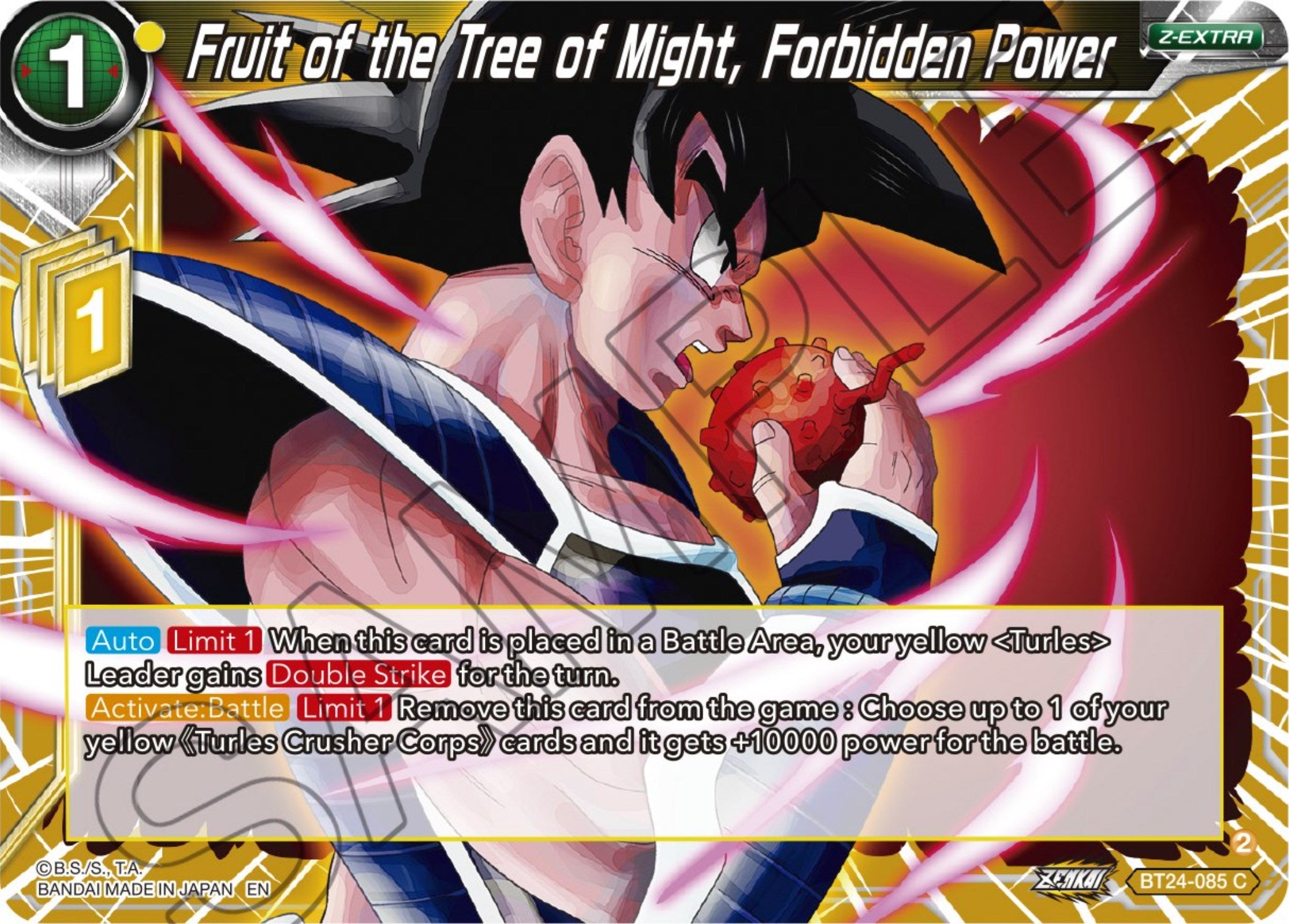 Fruit of the Tree of Might, Forbidden Power (BT24-085) [Beyond Generations] | Dragon's Lair Comics and Fantasy Houston TX