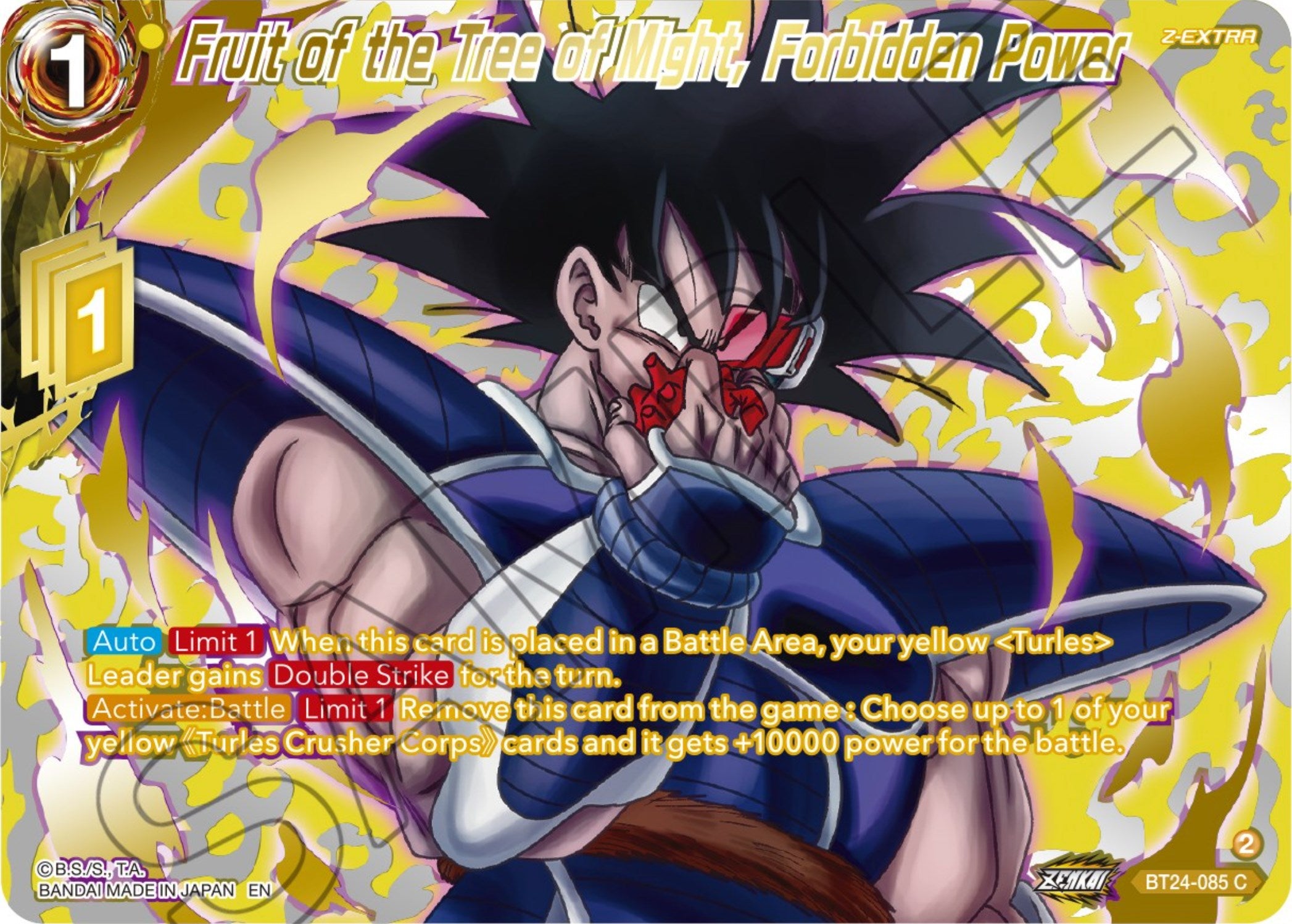Fruit of the Tree of Might, Forbidden Power (Collector Booster) (BT24-085) [Beyond Generations] | Dragon's Lair Comics and Fantasy Houston TX