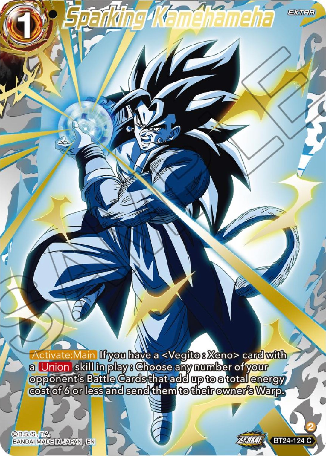 Sparking Kamehameha (Collector Booster) (BT24-124) [Beyond Generations] | Dragon's Lair Comics and Fantasy Houston TX