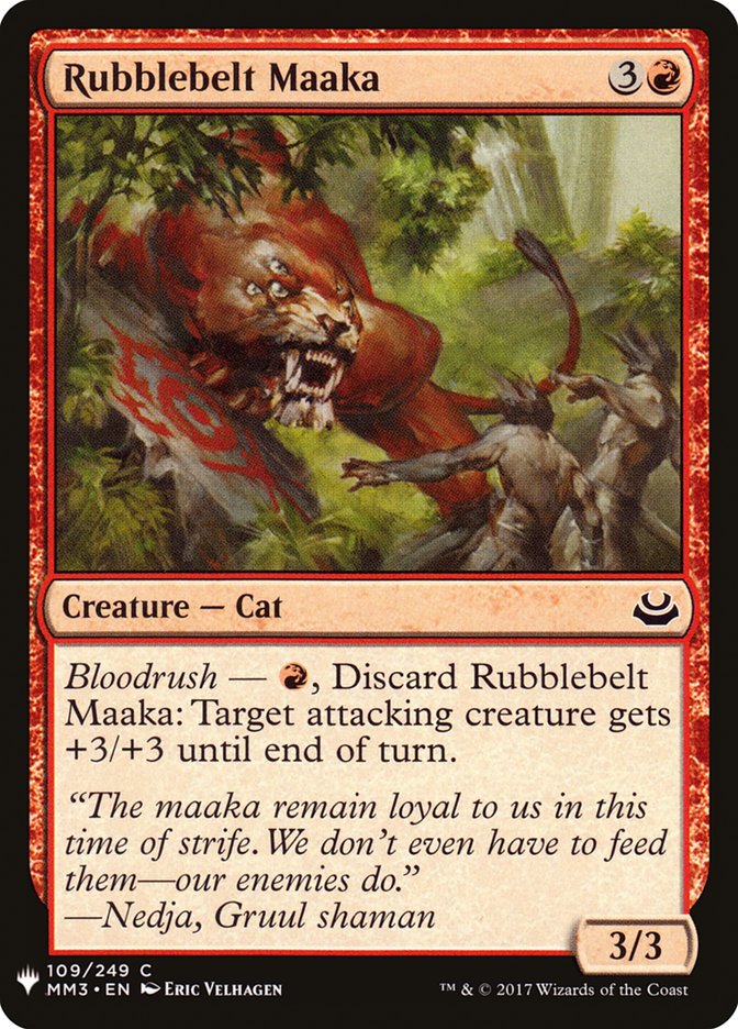Rubblebelt Maaka [Mystery Booster] | Dragon's Lair Comics and Fantasy Houston TX