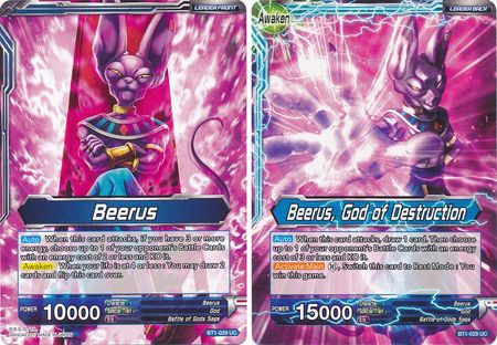 Beerus // Beerus, God of Destruction (BT1-029) [Galactic Battle] | Dragon's Lair Comics and Fantasy Houston TX