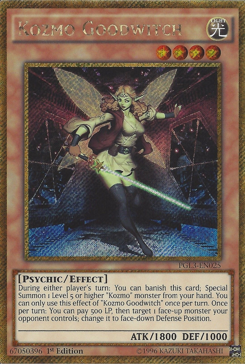 Kozmo Goodwitch [PGL3-EN025] Gold Secret Rare | Dragon's Lair Comics and Fantasy Houston TX