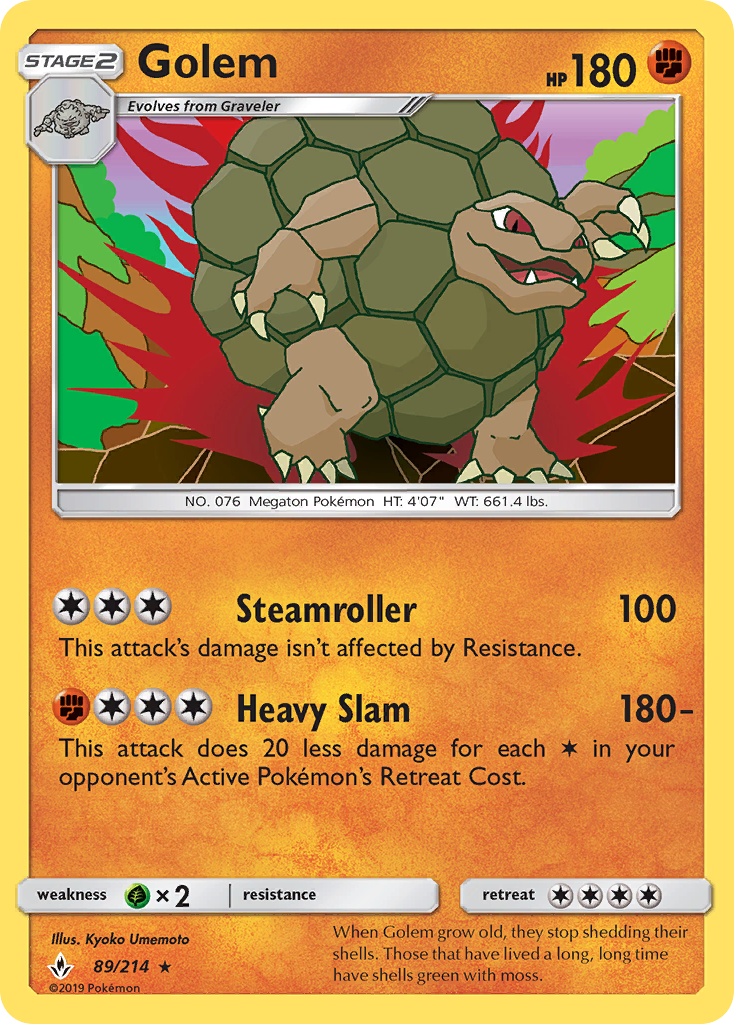 Golem (89/214) [Sun & Moon: Unbroken Bonds] | Dragon's Lair Comics and Fantasy Houston TX