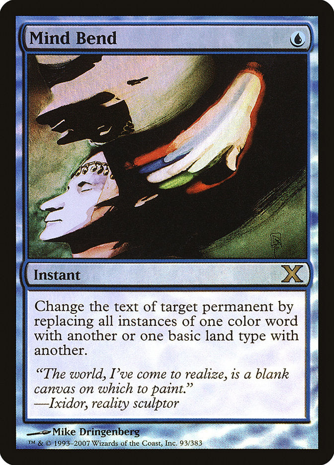 Mind Bend (Premium Foil) [Tenth Edition] | Dragon's Lair Comics and Fantasy Houston TX