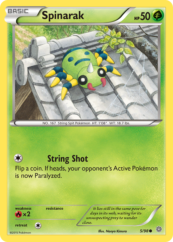 Spinarak (5/98) [XY: Ancient Origins] | Dragon's Lair Comics and Fantasy Houston TX