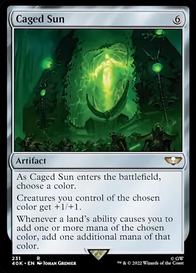 Caged Sun (Surge Foil) [Warhammer 40,000] | Dragon's Lair Comics and Fantasy Houston TX