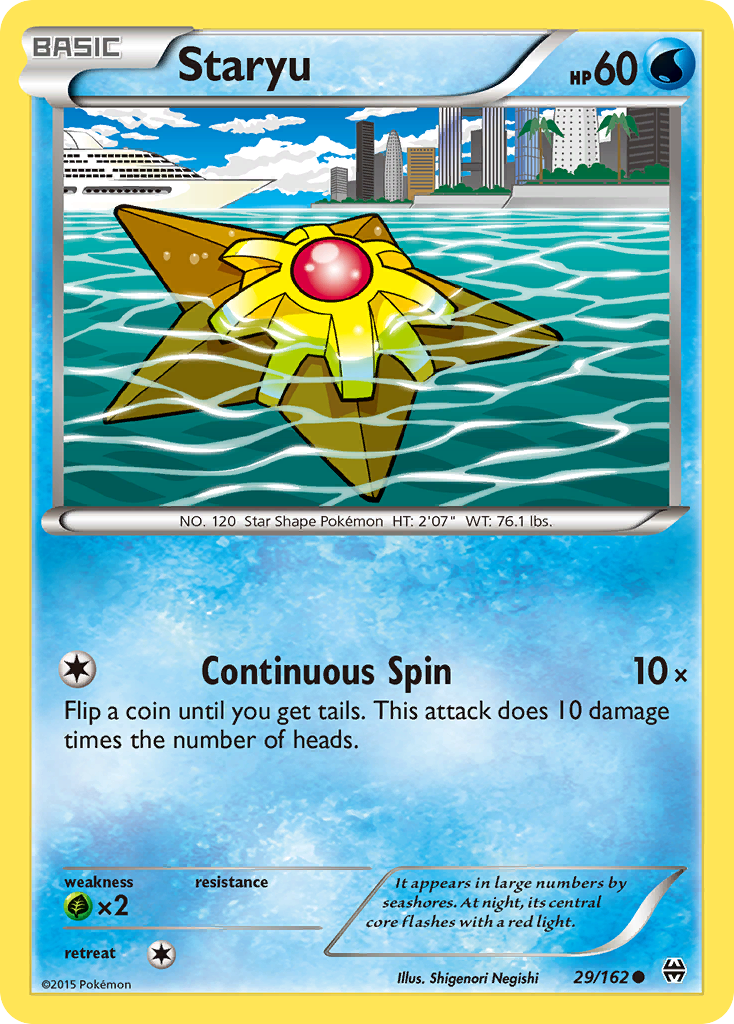 Staryu (29/162) [XY: BREAKthrough] | Dragon's Lair Comics and Fantasy Houston TX