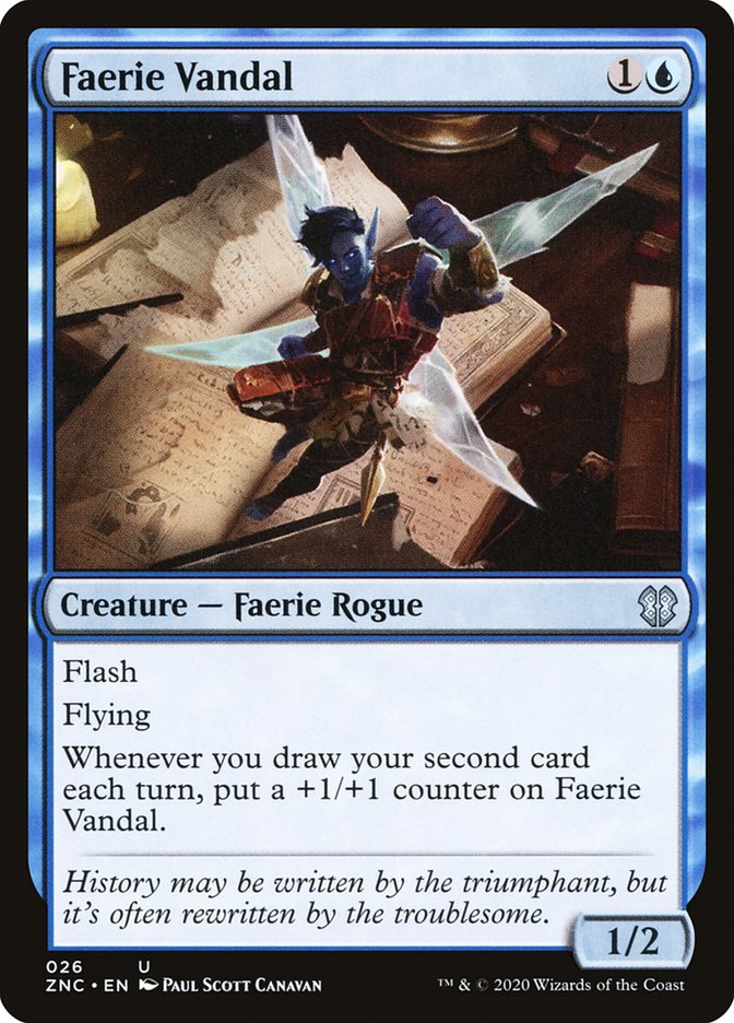 Faerie Vandal [Zendikar Rising Commander] | Dragon's Lair Comics and Fantasy Houston TX